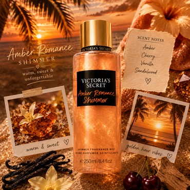 Victoria's Secret Amber Romance Shimmer Fragrance Mist (250ml)