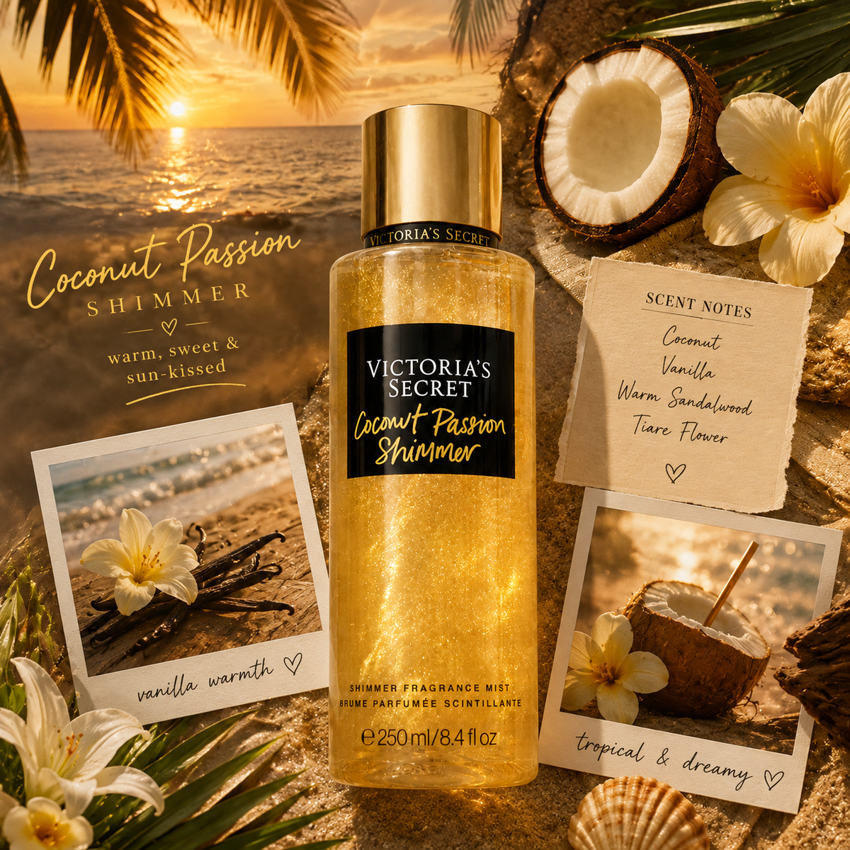 Victoria's Secret Coconut Passion Shimmer Mist