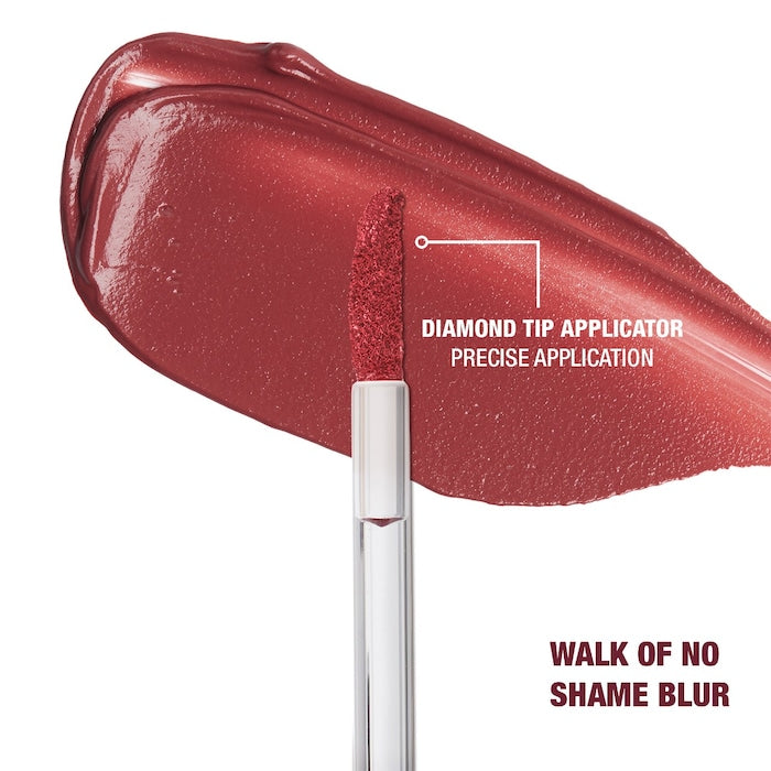 Charlotte Tilbury Airbrush Flawless Matte Lip Blur Liquid Lipstick in Walk Of No Shame Blur