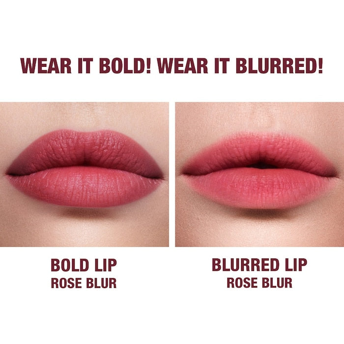 Charlotte Tilbury Airbrush Flawless Matte Lip Blur Liquid Lipstick in Rosy Glow