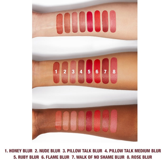 Charlotte Tilbury Airbrush Flawless Matte Lip Blur Liquid Lipstick in Walk Of No Shame Blur