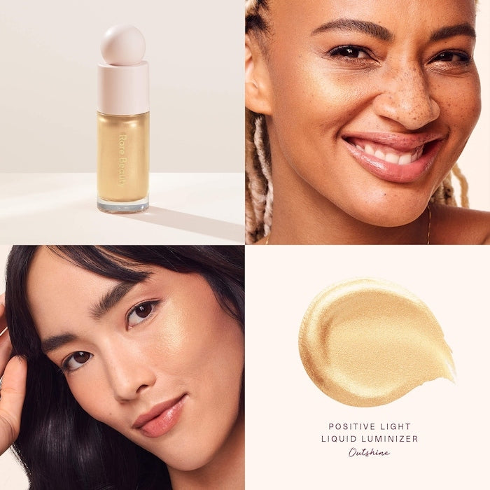 Rare Beauty Positive Light Liquid Luminizer Highlight 15 mL in Outshine