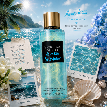 Victoria's Secret Aqua Kiss Shimmer Fragrance Mist (250ml)