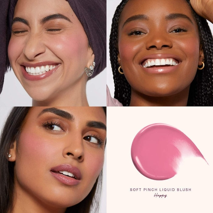 Rare Beauty Soft Pinch Dewy Liquid Blush in Happy