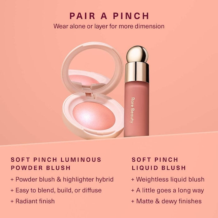 Rare Beauty Soft Pinch Dewy Liquid Blush in Worth