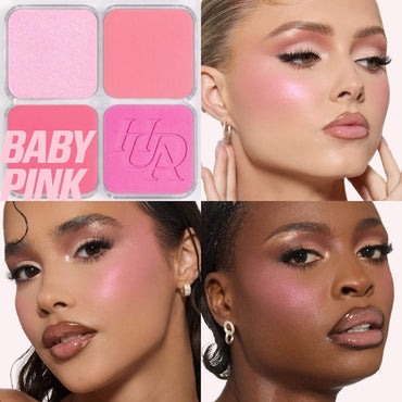 HUDA BEAUTY  Blush Filter Blurring Blushlighters Palette in Baby Pink