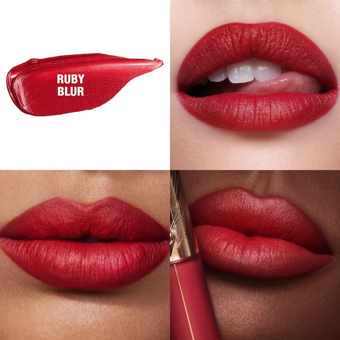 Charlotte Tilbury Airbrush Flawless Matte Lip Blur Liquid Lipstick in Ruby Blur