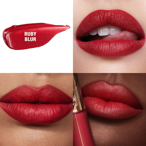 Charlotte Tilbury Airbrush Flawless Matte Lip Blur Liquid Lipstick in Ruby Blur
