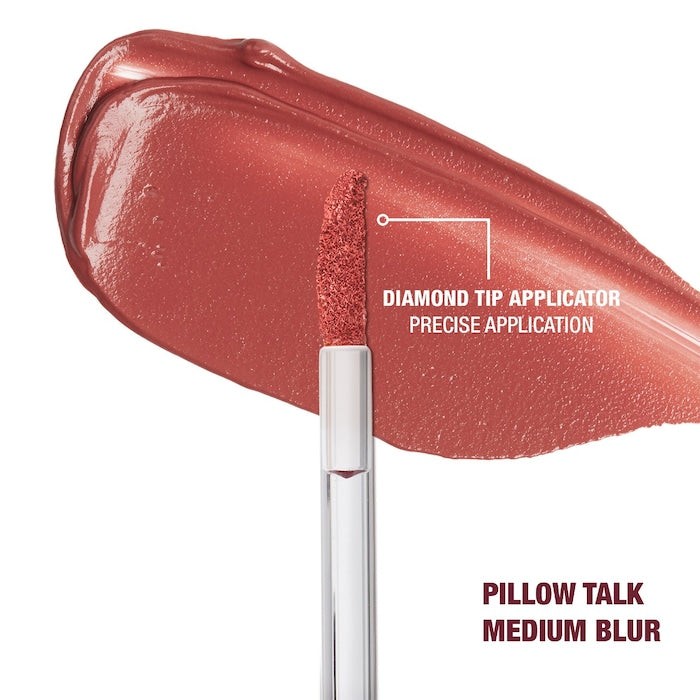 Charlotte Tilbury Airbrush Flawless Matte Lip Blur Liquid Lipstick in Pillow Talk Medium