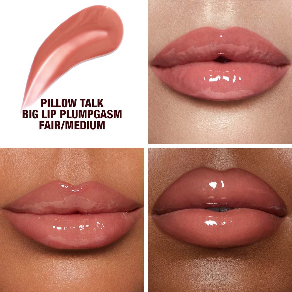 Charlotte Tilbury Big Lip Plumpgasm Plumping Lip Gloss Fair/ Medium