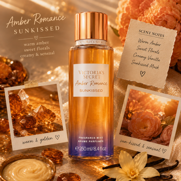 Victoria's Secret Amber Romance Sun-kissed Fragrance Mist (250ml)
