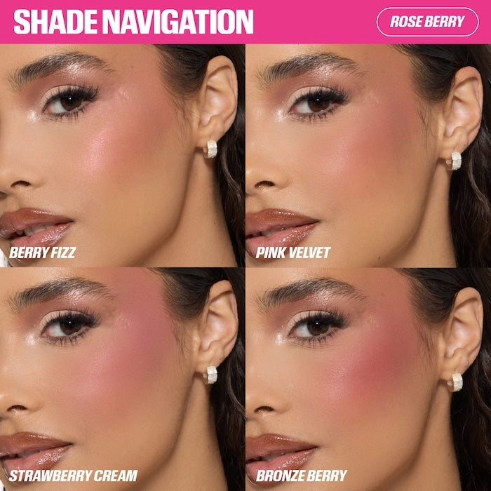 Huda Beauty Blush Filter Blurring Blushlighters Palette in Rose Berry