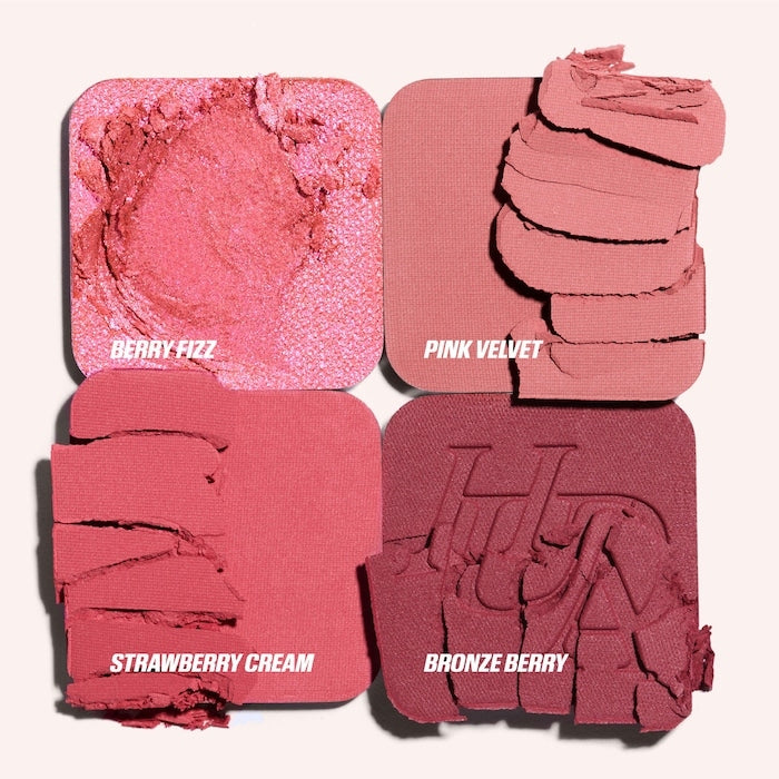 Huda Beauty Blush Filter Blurring Blushlighters Palette in Rose Berry