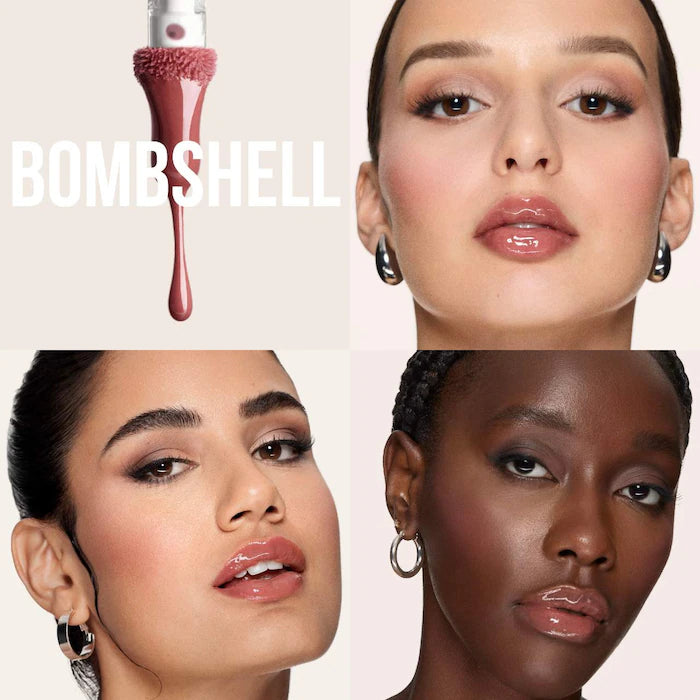 Huda Beauty Faux Filler Shiny Non-Sticky Lip Gloss
