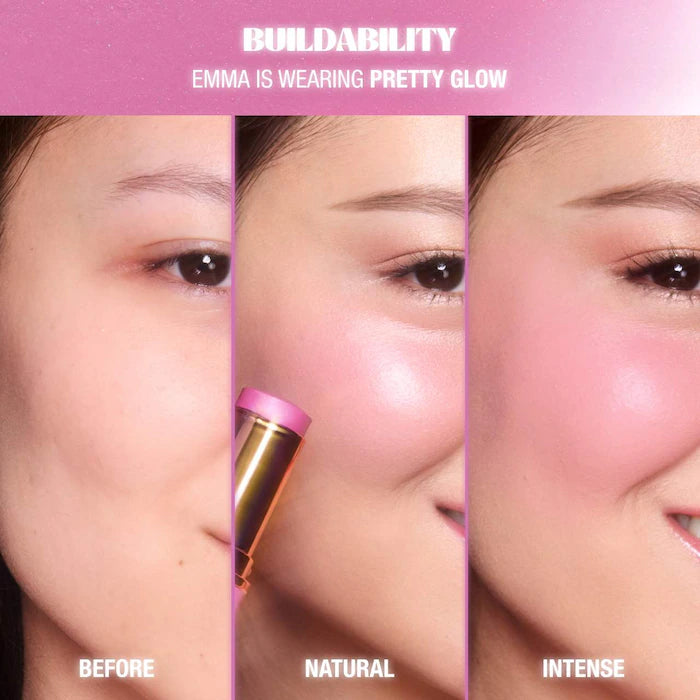 Charlotte Tilbury Unreal Lip + Cheek Glow Blush Stick in Pretty Glow