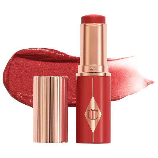 Charlotte Tilbury Unreal Lip + Cheek Glow Blush Stick in Cherry Glow